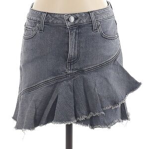 Alice & Olivia flounce denim skirt sz 25